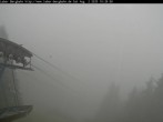 Archived image Webcam View of Oberammergau (Laber Bahn mountain station) 09:00