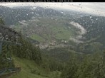 Archiv Foto Webcam Blick auf Oberammergau (Laber Bahn Bergstation) 07:00