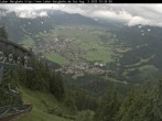Archiv Foto Webcam Blick auf Oberammergau (Laber Bahn Bergstation) 09:00