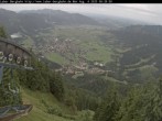 Archiv Foto Webcam Blick auf Oberammergau (Laber Bahn Bergstation) 07:00