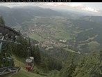 Archiv Foto Webcam Blick auf Oberammergau (Laber Bahn Bergstation) 13:00
