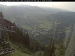 Archiv Foto Webcam Blick auf Oberammergau (Laber Bahn Bergstation) 17:00