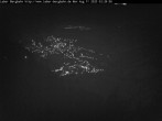 Archiv Foto Webcam Blick auf Oberammergau (Laber Bahn Bergstation) 01:00