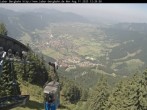 Archiv Foto Webcam Blick auf Oberammergau (Laber Bahn Bergstation) 11:00