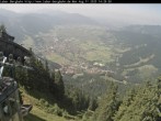 Archiv Foto Webcam Blick auf Oberammergau (Laber Bahn Bergstation) 13:00