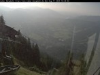 Archiv Foto Webcam Blick auf Oberammergau (Laber Bahn Bergstation) 17:00