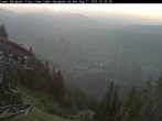 Archiv Foto Webcam Blick auf Oberammergau (Laber Bahn Bergstation) 19:00