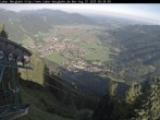 Archiv Foto Webcam Blick auf Oberammergau (Laber Bahn Bergstation) 07:00