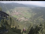 Archiv Foto Webcam Blick auf Oberammergau (Laber Bahn Bergstation) 09:00
