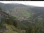 Archiv Foto Webcam Blick auf Oberammergau (Laber Bahn Bergstation) 09:00