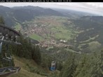 Archiv Foto Webcam Blick auf Oberammergau (Laber Bahn Bergstation) 13:00