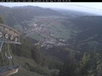Archiv Foto Webcam Blick auf Oberammergau (Laber Bahn Bergstation) 05:00