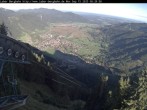 Archiv Foto Webcam Blick auf Oberammergau (Laber Bahn Bergstation) 07:00