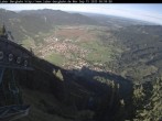 Archiv Foto Webcam Blick auf Oberammergau (Laber Bahn Bergstation) 08:00