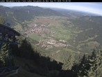 Archiv Foto Webcam Blick auf Oberammergau (Laber Bahn Bergstation) 10:00