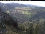 Archiv Foto Webcam Blick auf Oberammergau (Laber Bahn Bergstation) 15:00