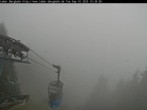 Archived image Webcam View of Oberammergau (Laber Bahn mountain station) 09:00