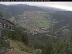 Archiv Foto Webcam Blick auf Oberammergau (Laber Bahn Bergstation) 07:00