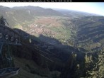 Archiv Foto Webcam Blick auf Oberammergau (Laber Bahn Bergstation) 07:00