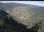 Archiv Foto Webcam Blick auf Oberammergau (Laber Bahn Bergstation) 09:00