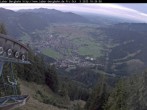 Archiv Foto Webcam Blick auf Oberammergau (Laber Bahn Bergstation) 17:00