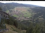 Archiv Foto Webcam Blick auf Oberammergau (Laber Bahn Bergstation) 08:00