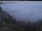 Archiv Foto Webcam Blick auf Oberammergau (Laber Bahn Bergstation) 06:00