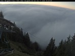 Archiv Foto Webcam Blick auf Oberammergau (Laber Bahn Bergstation) 17:00