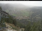 Archiv Foto Webcam Blick auf Oberammergau (Laber Bahn Bergstation) 13:00