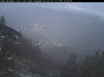 Archiv Foto Webcam Blick auf Oberammergau (Laber Bahn Bergstation) 17:00