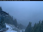 Archived image Webcam View of Oberammergau (Laber Bahn mountain station) 06:00