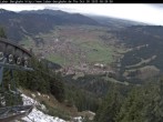 Archiv Foto Webcam Blick auf Oberammergau (Laber Bahn Bergstation) 07:00