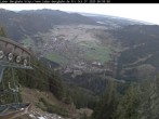 Archiv Foto Webcam Blick auf Oberammergau (Laber Bahn Bergstation) 06:00