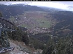 Archiv Foto Webcam Blick auf Oberammergau (Laber Bahn Bergstation) 06:00