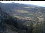 Archiv Foto Webcam Blick auf Oberammergau (Laber Bahn Bergstation) 13:00