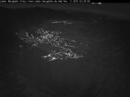 Archiv Foto Webcam Blick auf Oberammergau (Laber Bahn Bergstation) 01:00