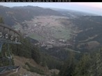 Archiv Foto Webcam Blick auf Oberammergau (Laber Bahn Bergstation) 06:00