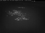 Archiv Foto Webcam Blick auf Oberammergau (Laber Bahn Bergstation) 22:00