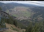Archiv Foto Webcam Blick auf Oberammergau (Laber Bahn Bergstation) 08:00