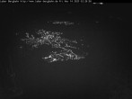 Archiv Foto Webcam Blick auf Oberammergau (Laber Bahn Bergstation) 01:00