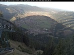 Archiv Foto Webcam Blick auf Oberammergau (Laber Bahn Bergstation) 07:00