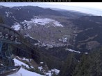 Archiv Foto Webcam Blick auf Oberammergau (Laber Bahn Bergstation) 15:00
