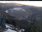 Archiv Foto Webcam Blick auf Oberammergau (Laber Bahn Bergstation) 07:00