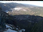 Archiv Foto Webcam Blick auf Oberammergau (Laber Bahn Bergstation) 09:00