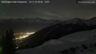 Archiv Foto Webcam Bad Hofgastein: Ausblick Haitzingalm 19:00