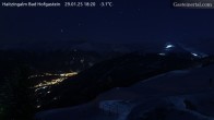 Archiv Foto Webcam Bad Hofgastein: Ausblick Haitzingalm 17:00