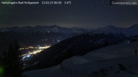 Archiv Foto Webcam Bad Hofgastein: Ausblick Haitzingalm 23:00