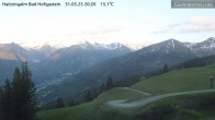 Archiv Foto Webcam Bad Hofgastein: Ausblick Haitzingalm 19:00