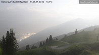Archiv Foto Webcam Bad Hofgastein: Ausblick Haitzingalm 23:00