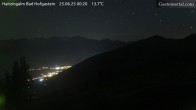 Archiv Foto Webcam Bad Hofgastein: Ausblick Haitzingalm 23:00